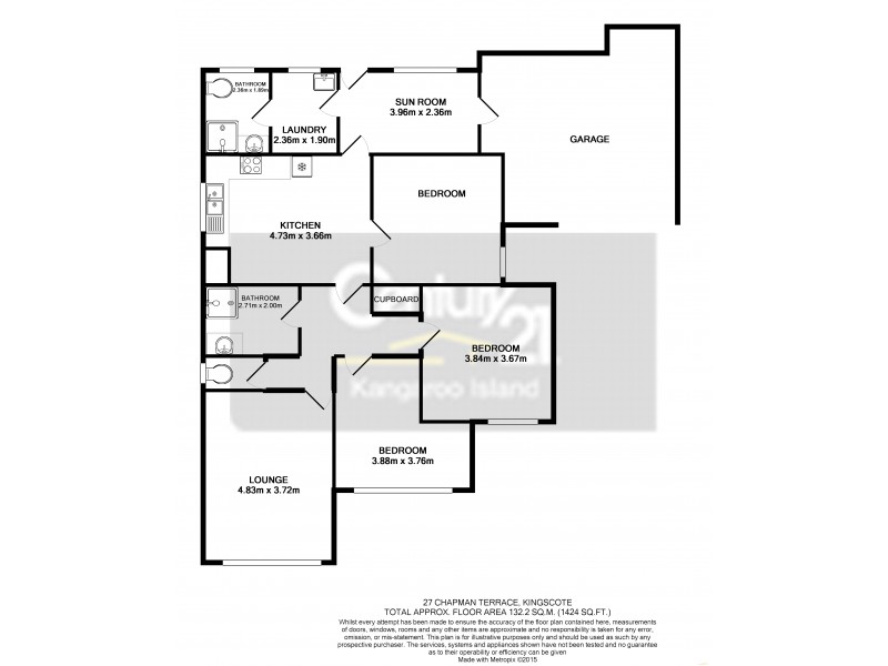 27 Chapman Terrace, Kingscote SA 5223 Floorplan