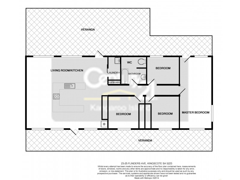 23-25 Flinders Avenue, Kingscote SA 5223 Floorplan