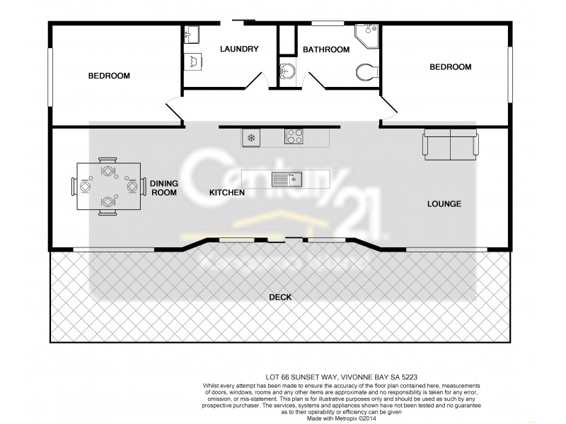 Lot 66 Sunset Way, Vivonne Bay SA 5223 Floorplan