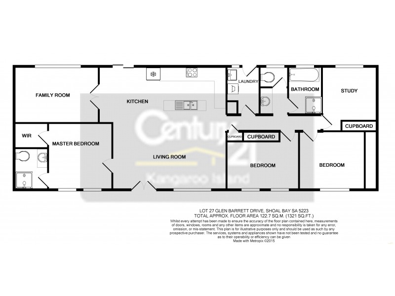 27 Glen Barrett Drive, Kingscote SA 5223 Floorplan