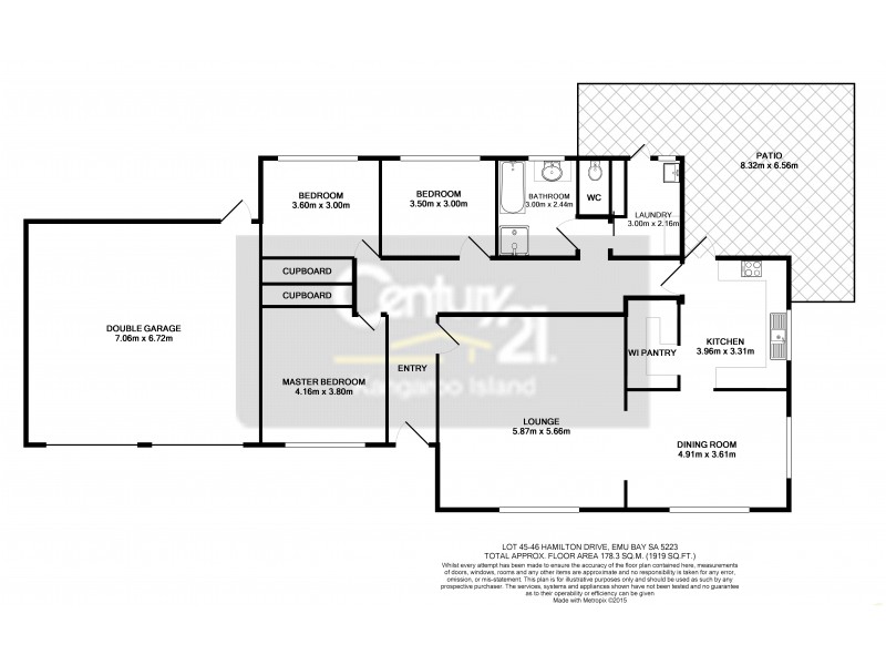 Lots 45-46 Hamilton Drive, Emu Bay SA 5223 Floorplan