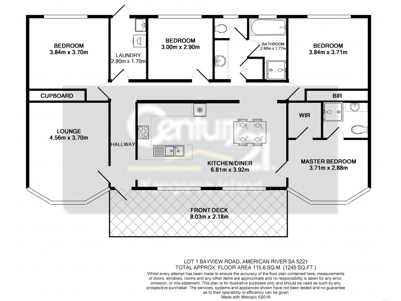 Lot 1 Bayview Road, American River SA 5221 Floorplan
