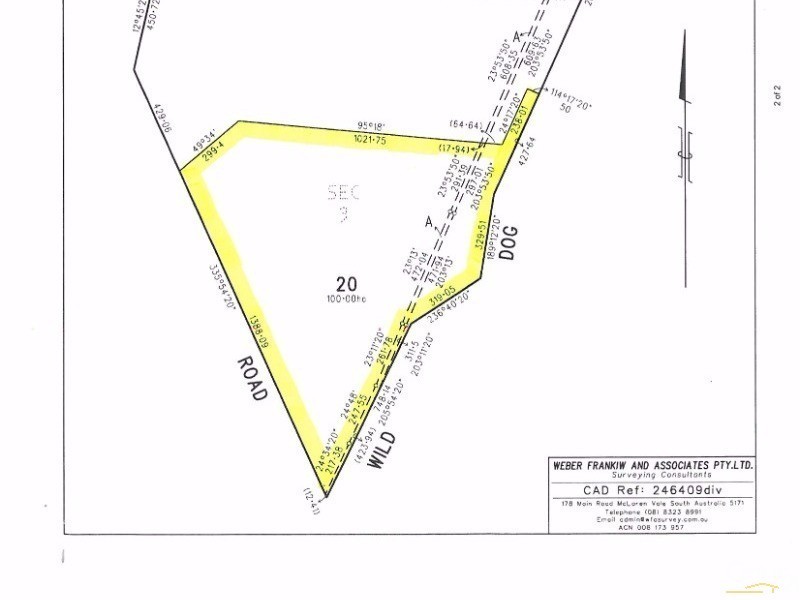 Lot 20 Wild Dog Road, D’estrees Bay SA 5223