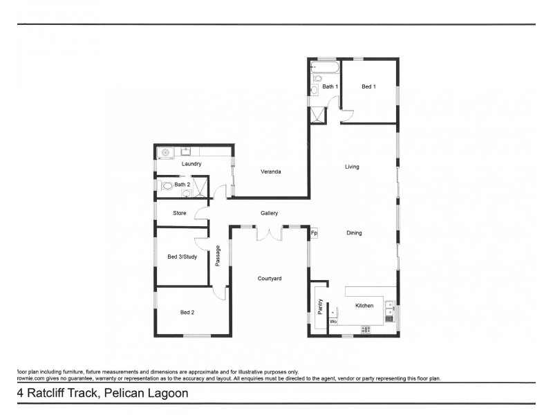 134 Ratcliff Track, Pelican Lagoon SA 5222 Floorplan
