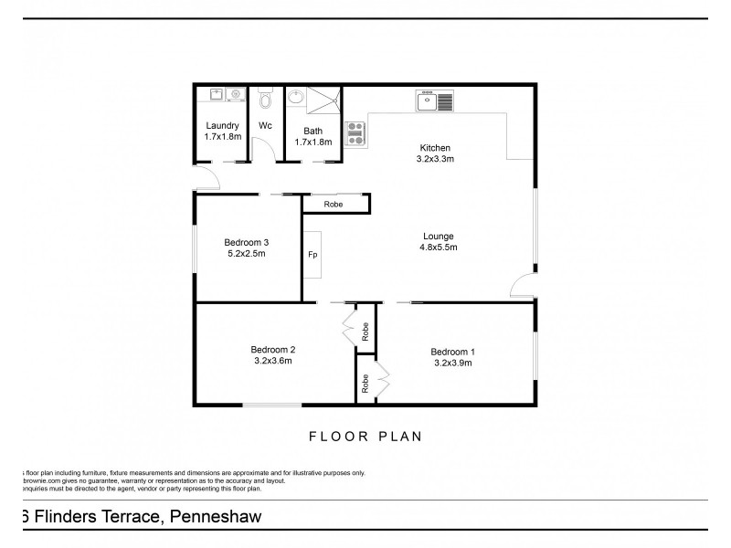 16 Flinders Terrace, Penneshaw SA 5222 Floorplan