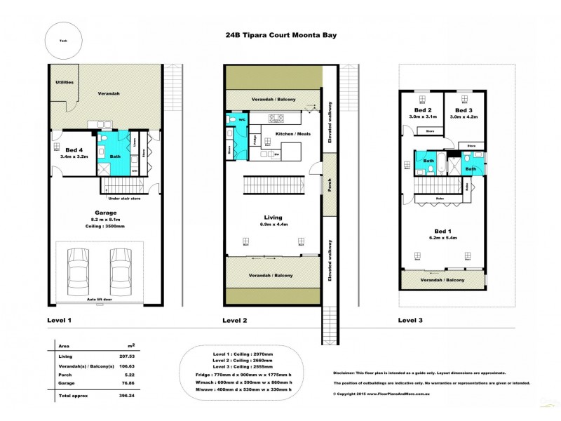 24b Tipara Court, Moonta Bay SA 5558 Floorplan