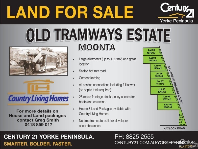 Lot 97 Old Horse Tramway Court, Moonta Bay SA 5558