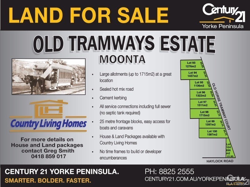 Lot 98 Old Horse Tramway Court, Moonta Bay SA 5558