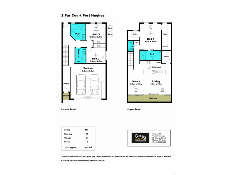 2 Par Court, Port Hughes SA 5558 Floorplan