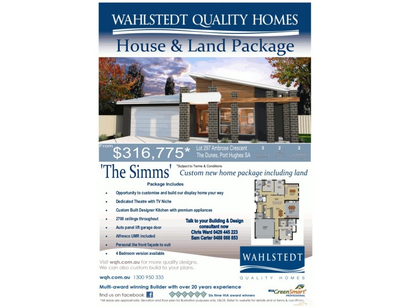 Lot 297 Ambrose Crescent, Port Hughes SA 5558 Floorplan