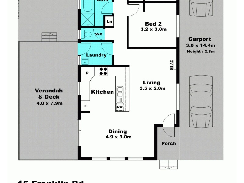 15 Franklin Road, Kadina SA 5554 Floorplan