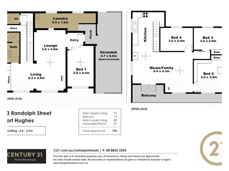 33 Randolph Street, Port Hughes SA 5558 Floorplan