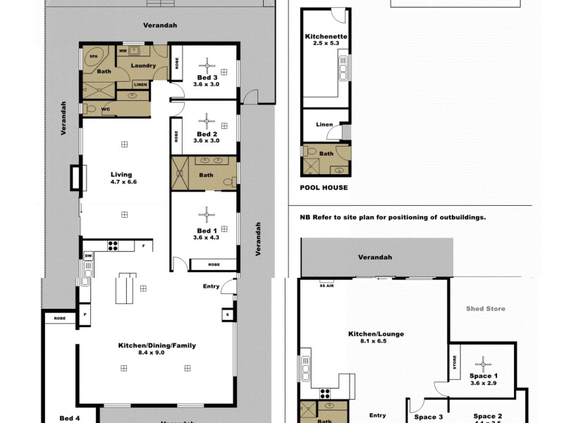 4 Learmond Court, Moonta Bay SA 5558 Floorplan