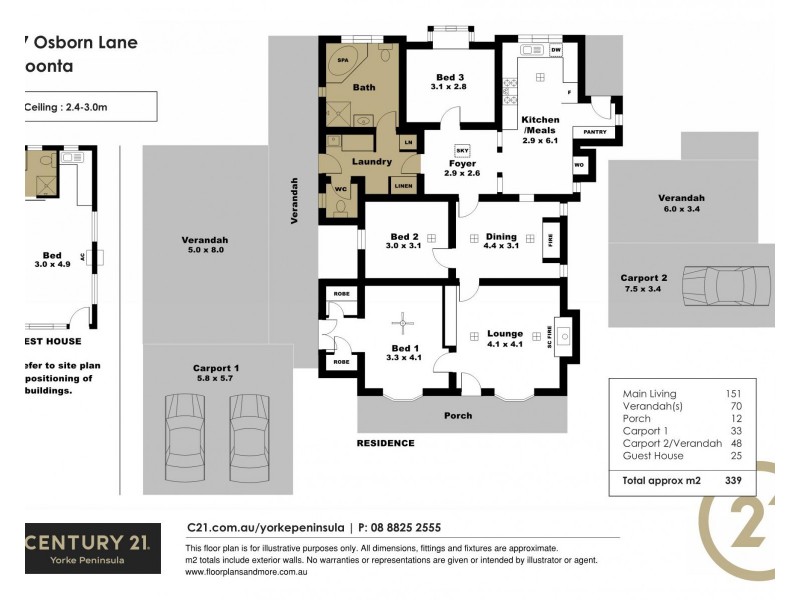 37 Osborn Lane, Moonta SA 5558 Floorplan