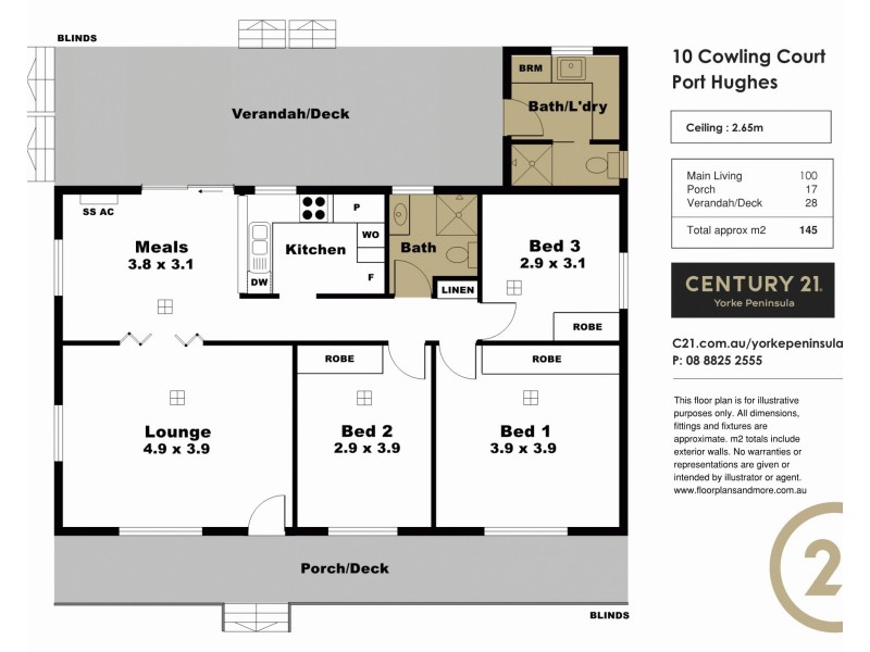 10 Cowling Court, Port Hughes SA 5558 Floorplan