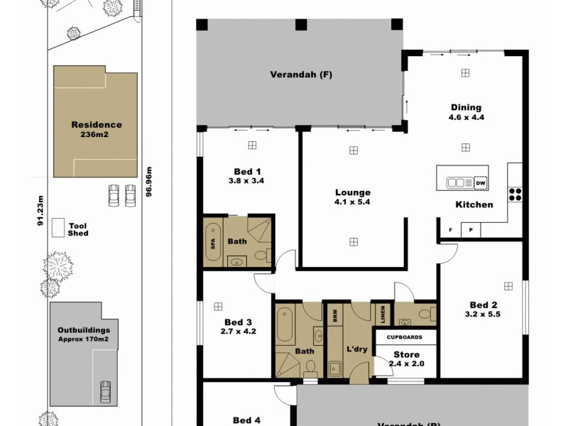 9 Trelawney Street, Moonta Bay SA 5558 Floorplan
