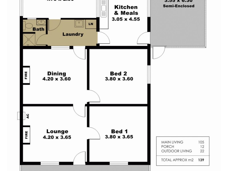 17 Bower Street, Moonta Mines SA 5558 Floorplan