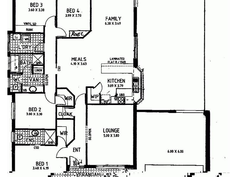 23  Third Street, Napperby SA 5540 Floorplan
