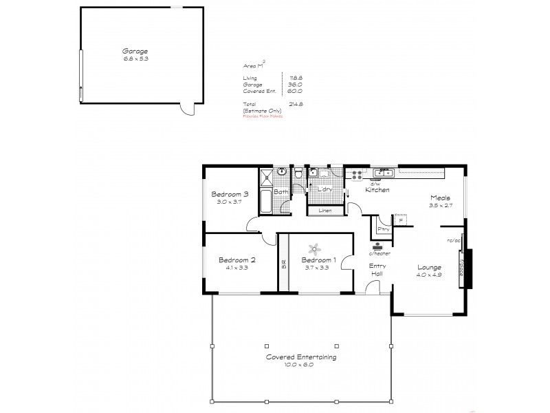 5885 Main South Road, Wattle Flat SA 5203 Floorplan