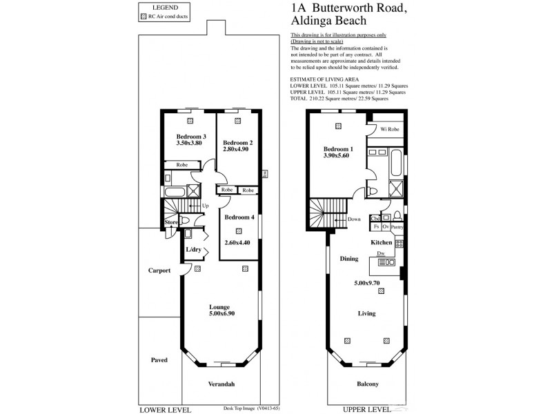 1A Butterworth Road, Aldinga Beach SA 5173 Floorplan