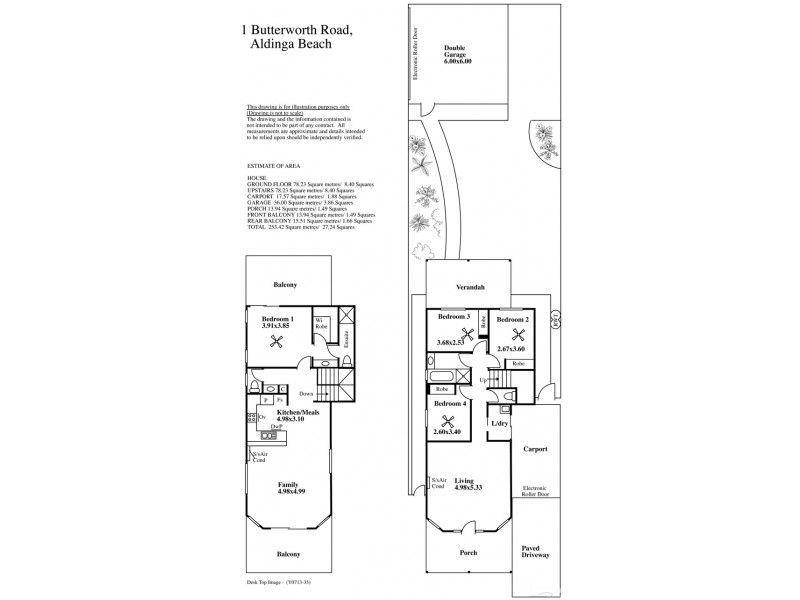 1 Butterworth Road, Aldinga Beach SA 5173 Floorplan