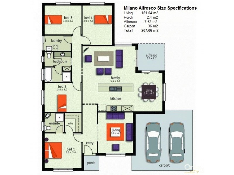 5 Aquamarine Boulevard, Hayborough SA 5211 Floorplan