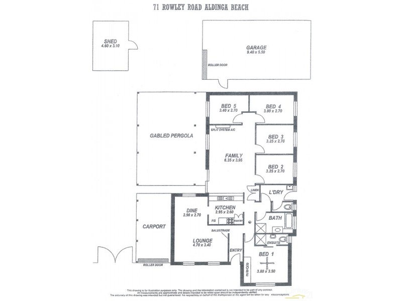 71 Rowley Road, Aldinga Beach SA 5173 Floorplan