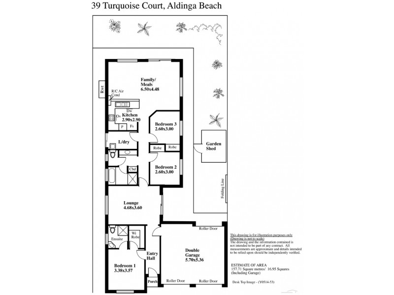 39 Turquoise Court, Aldinga Beach SA 5173 Floorplan
