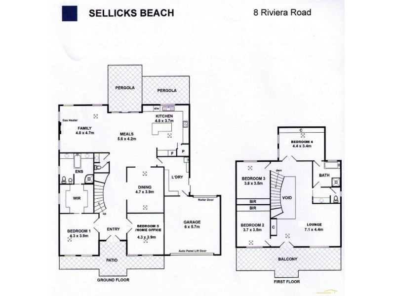 8 Riviera Road, Sellicks Beach SA 5174 Floorplan