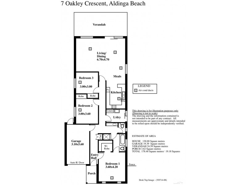 7 Oakley Crescent, Aldinga Beach SA 5173 Floorplan