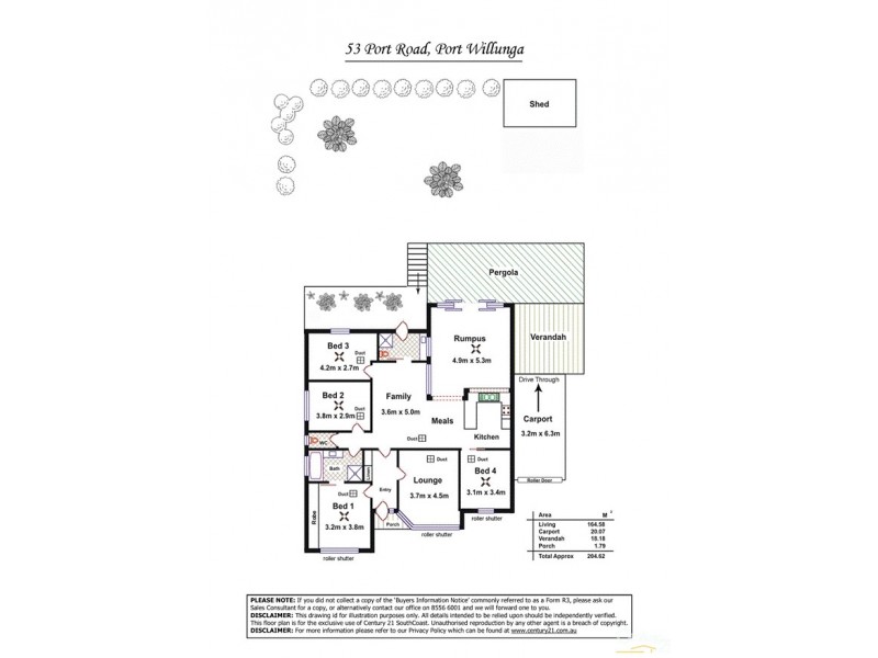 53 Port Road, Port Willunga SA 5173 Floorplan