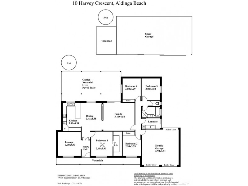 10 Harvey Crescent, Aldinga Beach SA 5173 Floorplan
