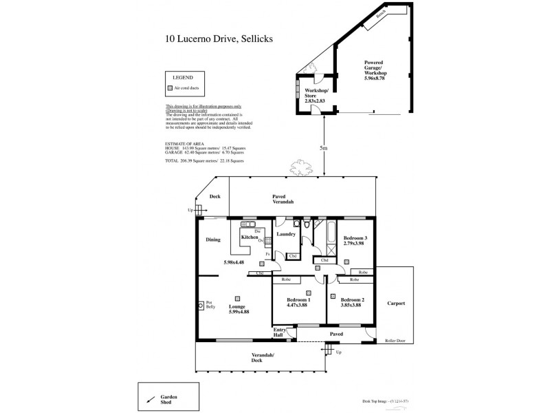 10 Lucerno Crescent, Sellicks Beach SA 5174 Floorplan