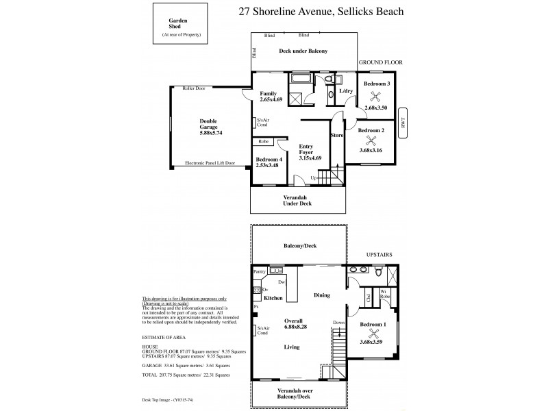 27 Shoreline Avenue, Sellicks Beach SA 5174 Floorplan
