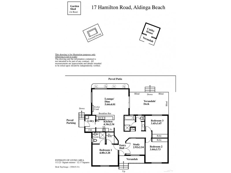 17 Hamilton Road, Aldinga Beach SA 5173 Floorplan