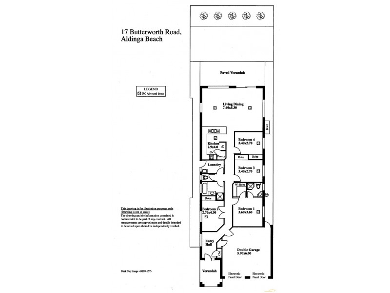 17 Butterworth Road, Aldinga Beach SA 5173 Floorplan