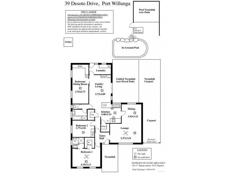 39 Desoto Drive, Port Willunga SA 5173 Floorplan
