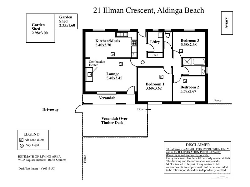 21 Illman Crescent, Aldinga Beach SA 5173 Floorplan