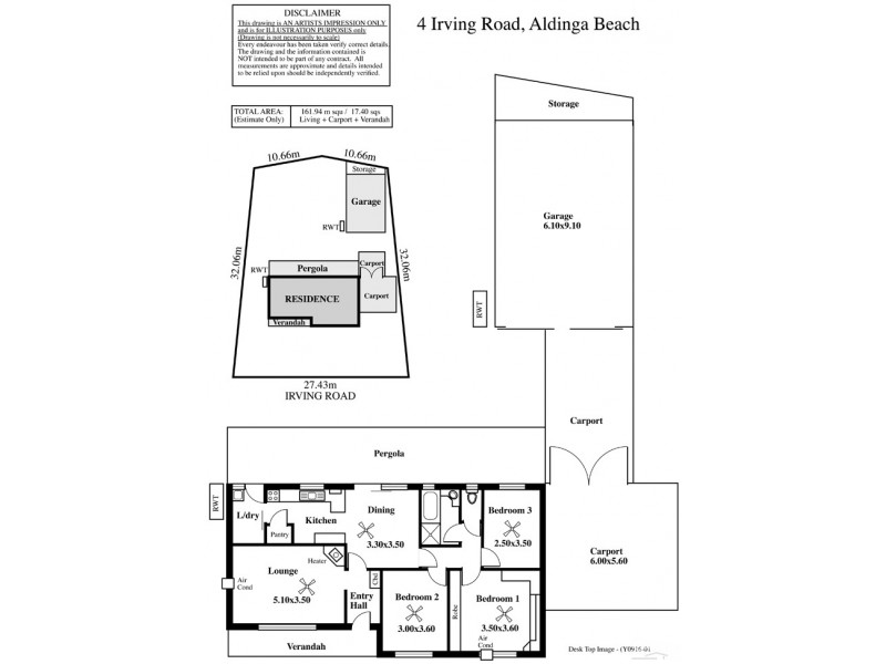 4 Irving Road, Aldinga Beach SA 5173 Floorplan