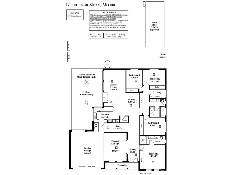 17 Jamieson Street, Moana SA 5169 Floorplan