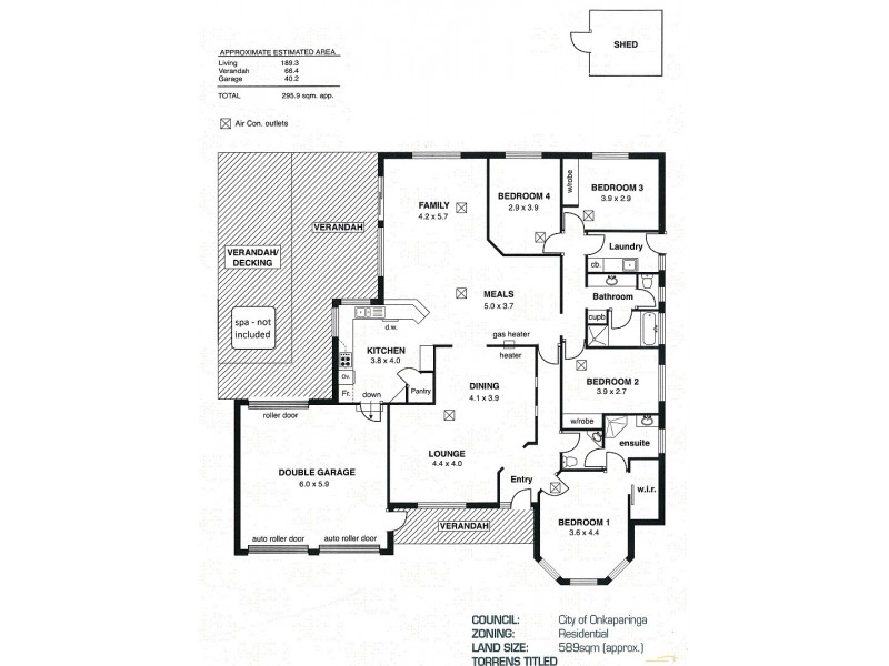 5 Waratah Avenue, Seaford Rise SA 5169 Floorplan