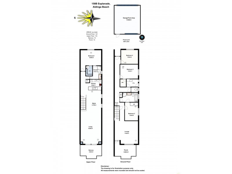 158B Esplanade, Aldinga Beach SA 5173 Floorplan