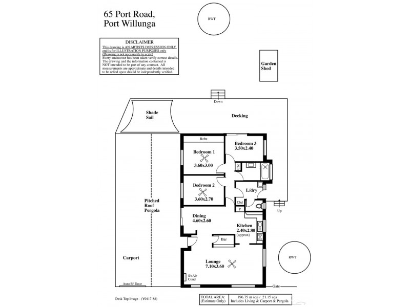 65 Port Road, Port Willunga SA 5173 Floorplan