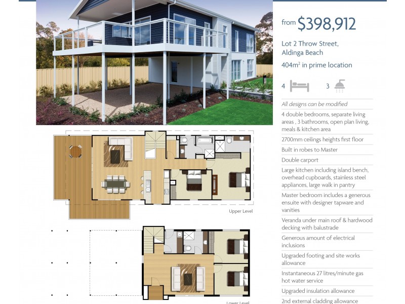 6 and 8 Throw Street, Aldinga Beach SA 5173