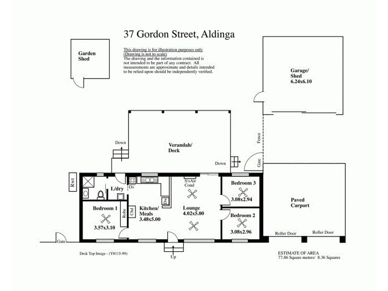 37 Gordon Street, Aldinga Beach SA 5173 Floorplan