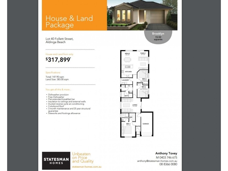 Lots 40 and 41 Follett Street, Aldinga Beach SA 5173