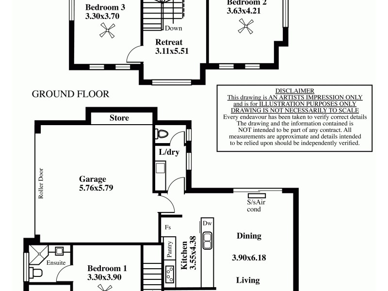 1/33-35 Harvey Crescent, Aldinga Beach SA 5173 Floorplan
