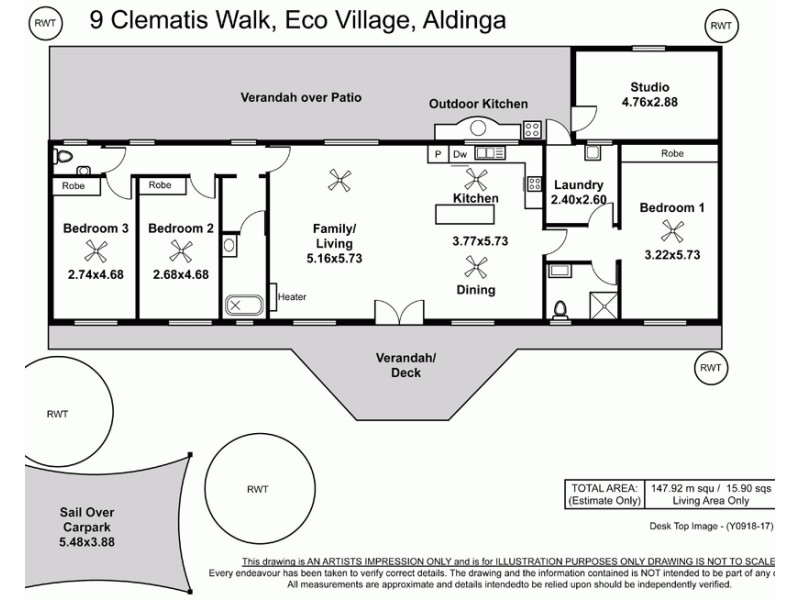 9 Clematis Walk, Aldinga SA 5173 Floorplan