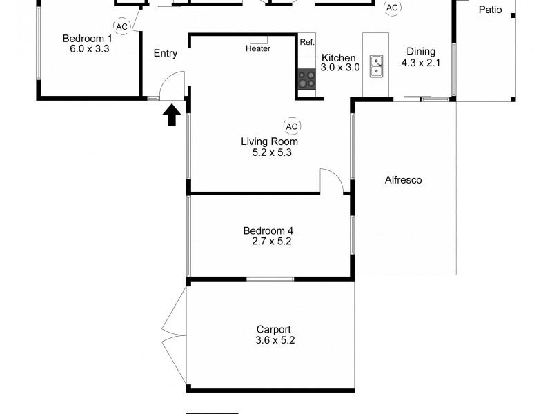 27 Cameron Road, Aldinga Beach SA 5173 Floorplan