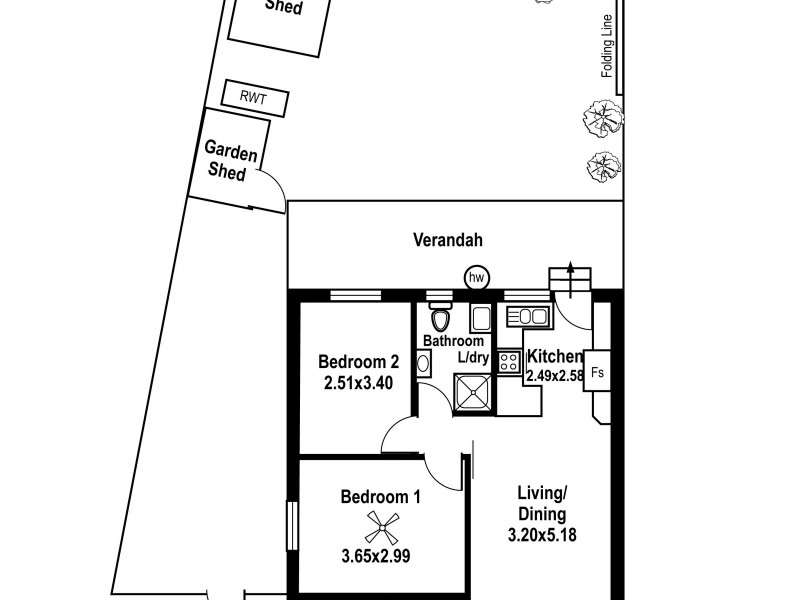 1/38 Harvey Crescent, Aldinga Beach SA 5173 Floorplan
